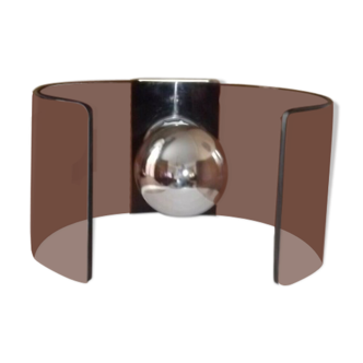 Smoked Plexiglas vintage 70's space age