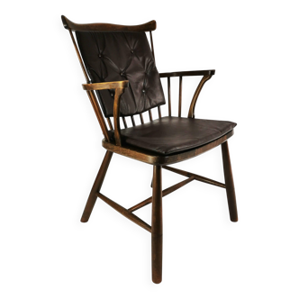 Designer chair, Fredericia Stolefabrik, designed by Borge Mogensen, Denmark