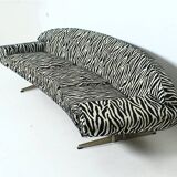 "Capri" curved three-seater sofa by Johannes Andersen, 1965