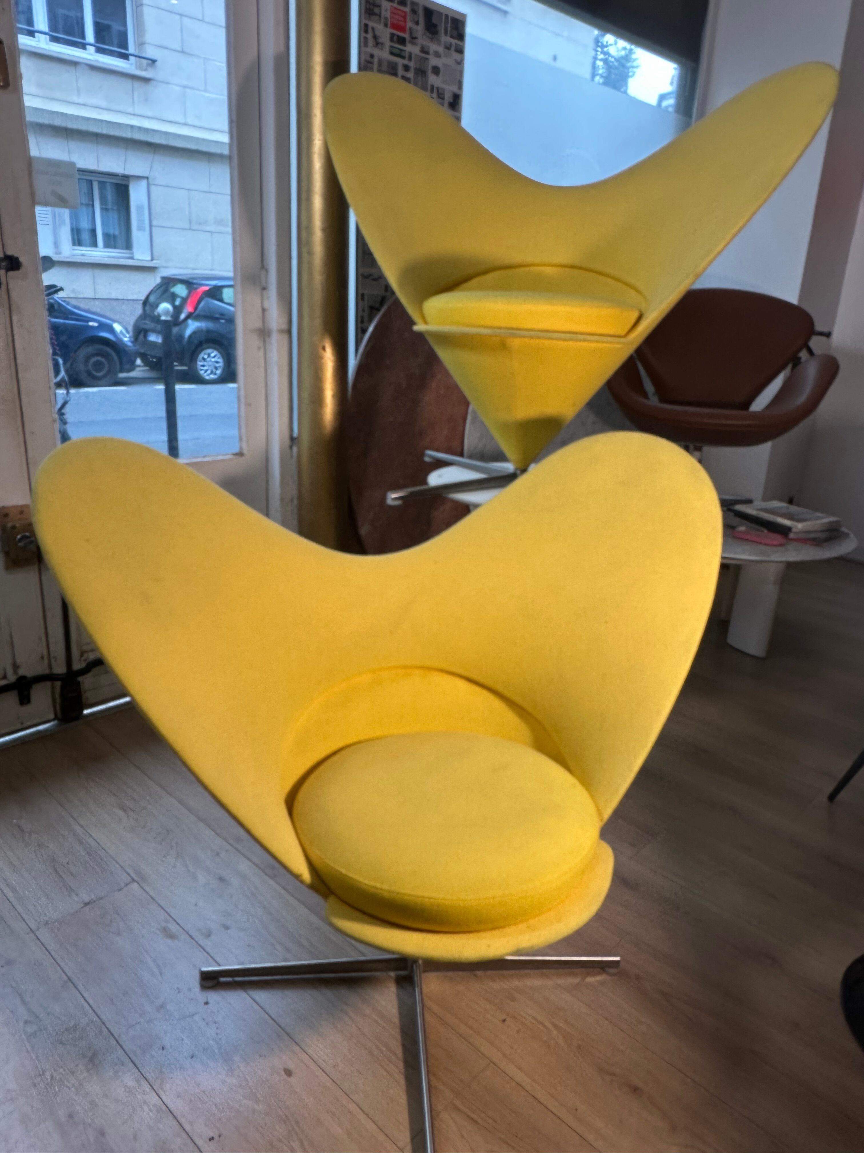 Heart cone chair Verner Panton for Vitra