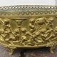 Brass planter with its zinc tray