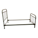 Green metal bed, 1 place