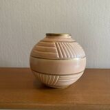 French art deco vase signed odyv 1930