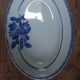 Série de plats Badonviller Fleurs bleues