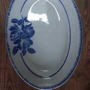 Série de plats Badonviller Fleurs bleues