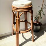 Vintage bentwood bar stool, 1950s