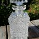 Carafe à wisky en cristal taillé