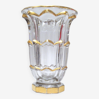 Vase Medicis en verre Art Deco