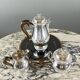 Christofle silver-plated tea and coffee set, Gallia collection