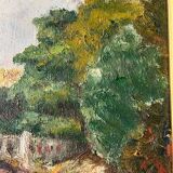 River landscape - Oil on canvas - Early 20th century