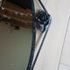 Vintage wrought iron mirror