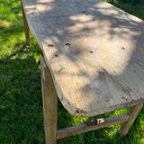 Table ancienne en bois pliante