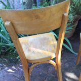 Pair of bistro Baumann chairs
