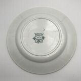 6 old flat plates in iron earth Anémones St Amand