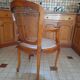 Fauteuil louis XV bois et cannage