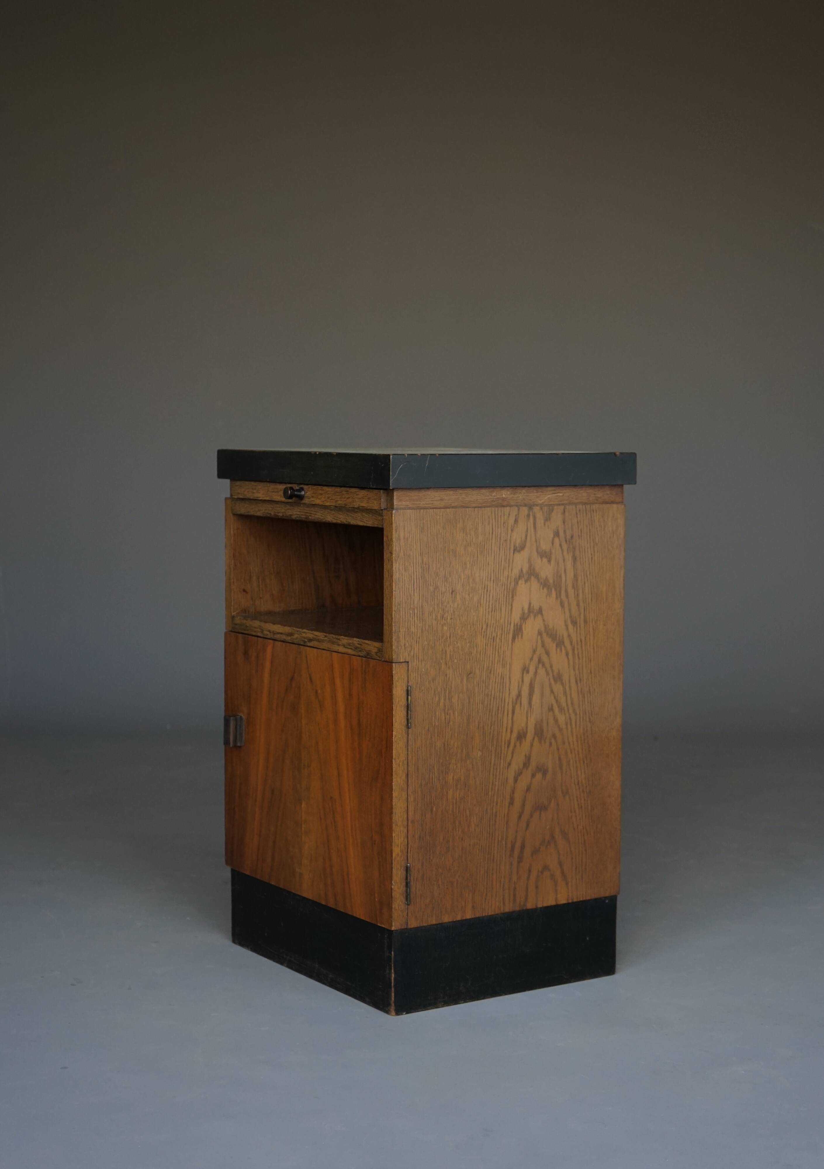Art Deco or Haagse School Nightstand by H. Pander & zn., 1930s
