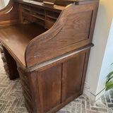Antique directors oak roll top desk