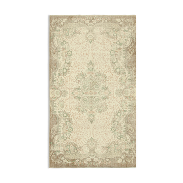 Tapis Beige Oriental Ancien Fait à la Main 164 cm x 289 cm - 38871