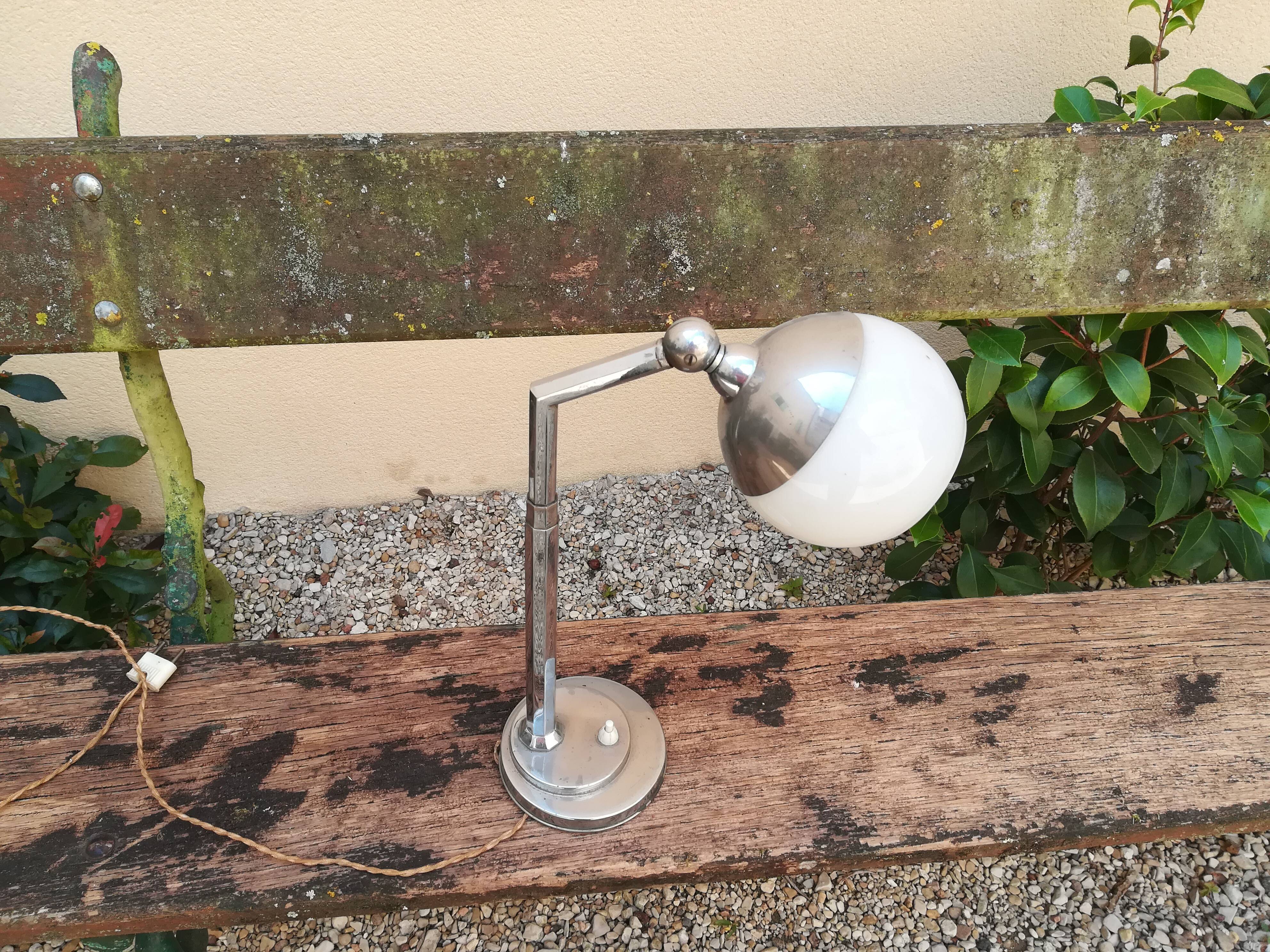 Telescopic lamp chrome