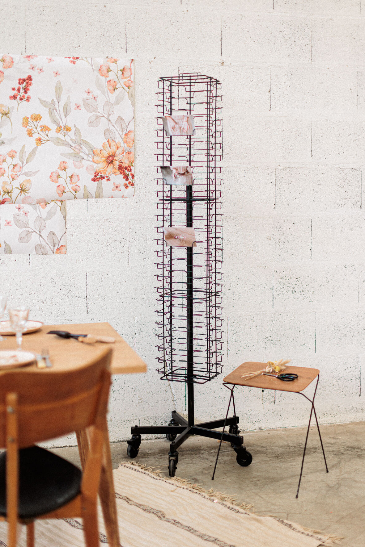 Wooden table Scandinavian type – year 60s