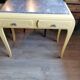 Console art déco marbre gris