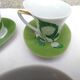 6 Tasse a café en porcelaine blanche a decor floral