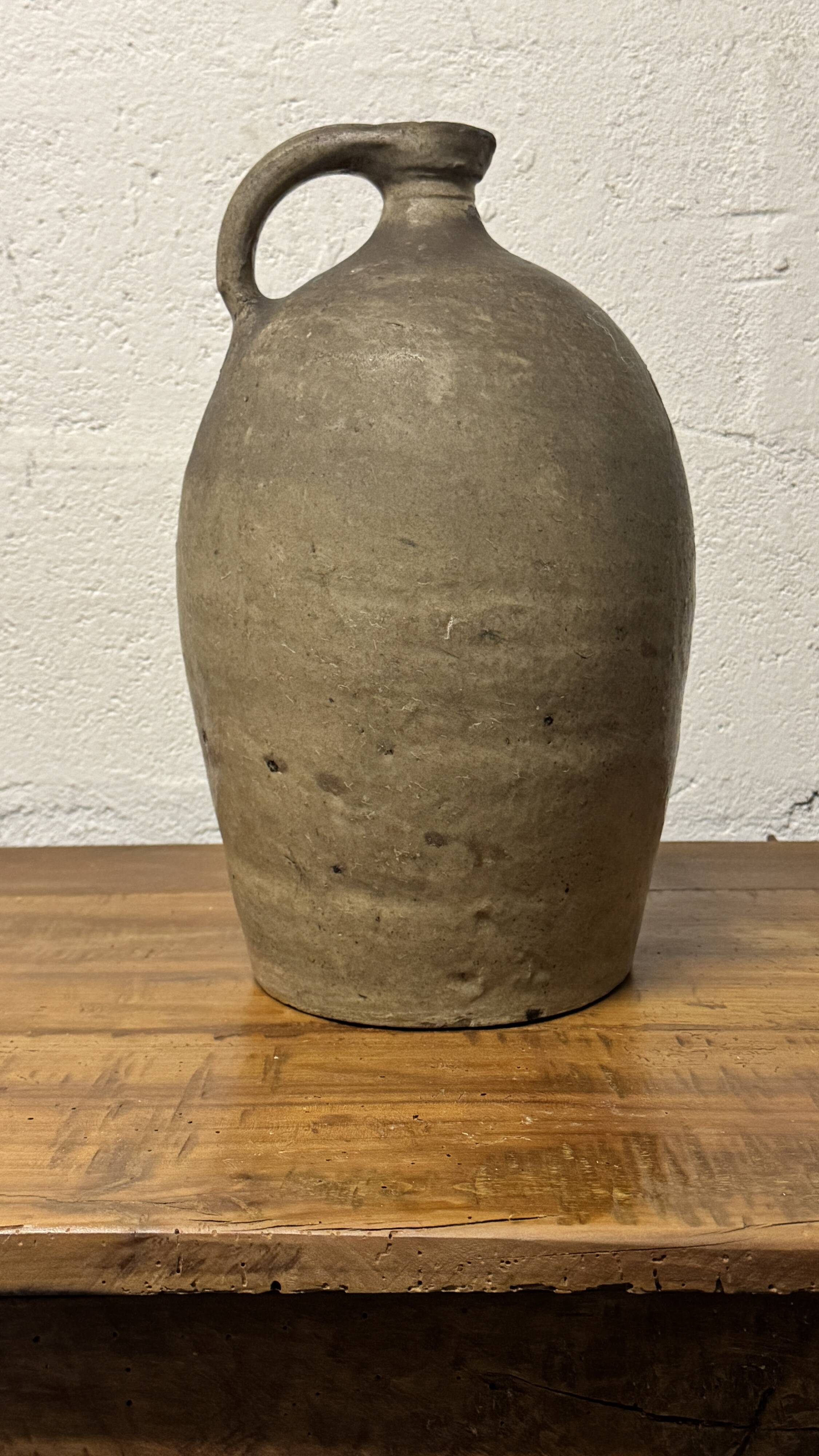 Antique vintage oil jar