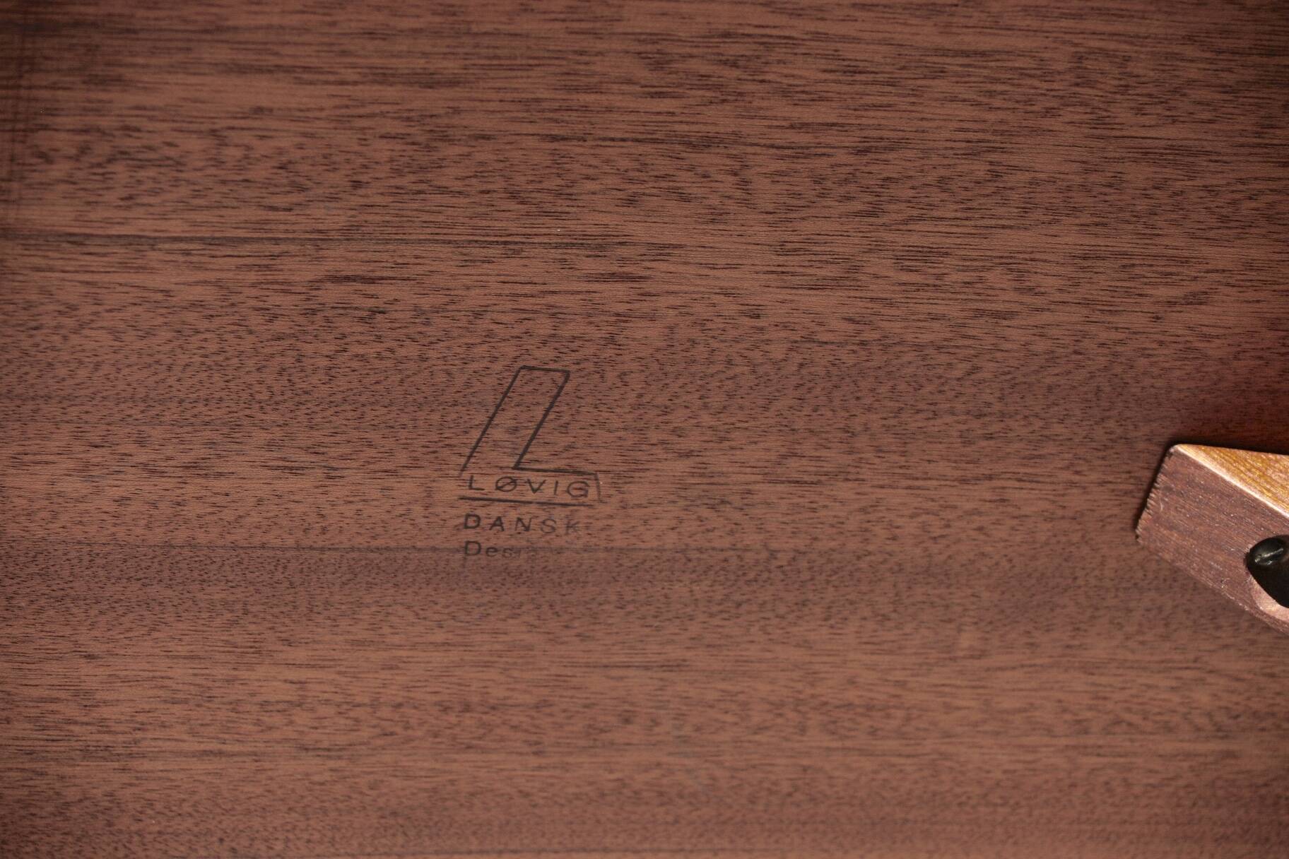 Vintage boomrang desk by peter lovig nielsen 1960s