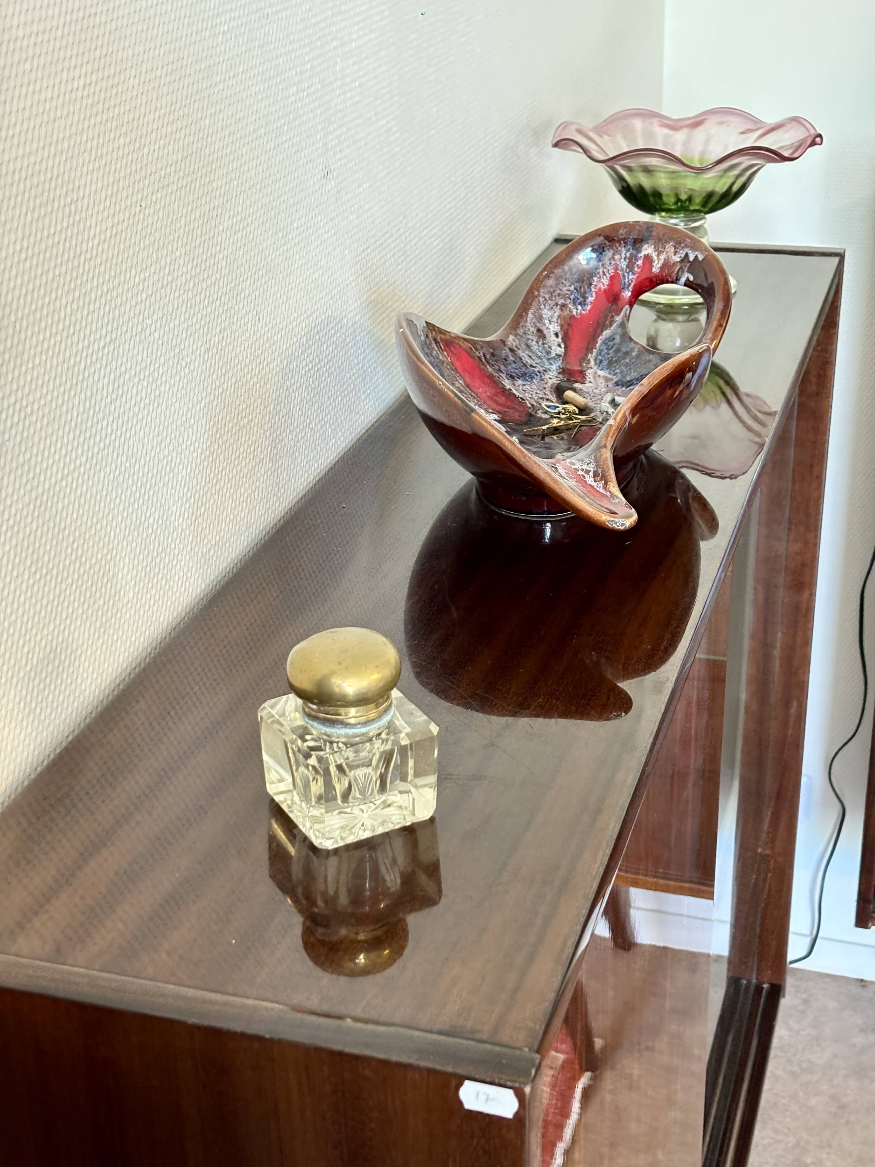 Vintage Violetta display cabinet – modernist design, 1960s