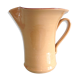 Pitcher in glazed ochre ceramic 50/60 years