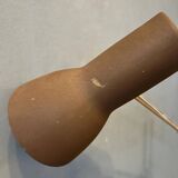 Lampadaire marron réglable du milieu du siècle