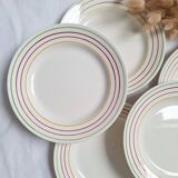 6 Gien flat plates, Jean model