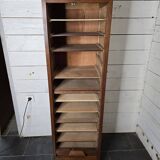 Classeur à rideau ancien en chêne