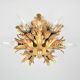 Mid century palm leaf flush mount by Banci Firenze