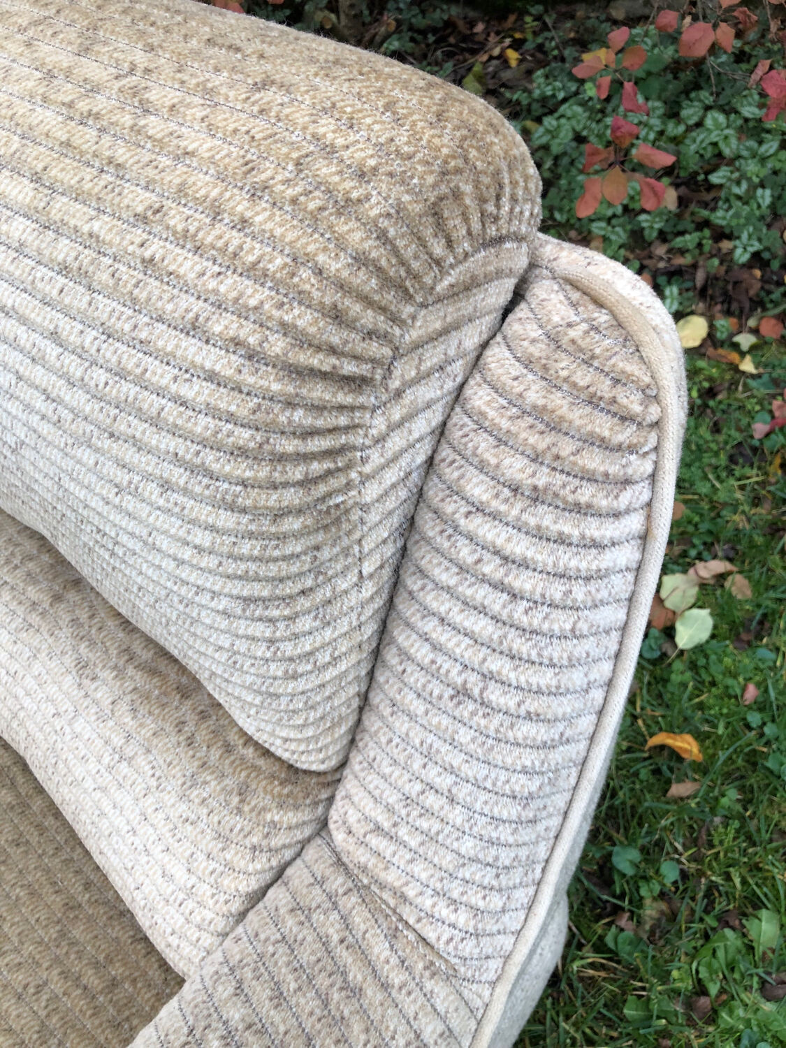 Corduroy armchair