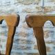Chaises de bistrot dépareillées