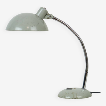 Lampe Bauhaus Vintage Grise Lampe de Bureau Industriel Fifties Design