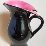 Bicolor pitcher of the Norman Potteries of Louviers 50s