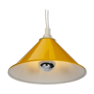 Yellow Cone Space Age Pendant Lamp