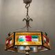 Brutalisti Murano Pendant Chandelier / Italy, 1970s