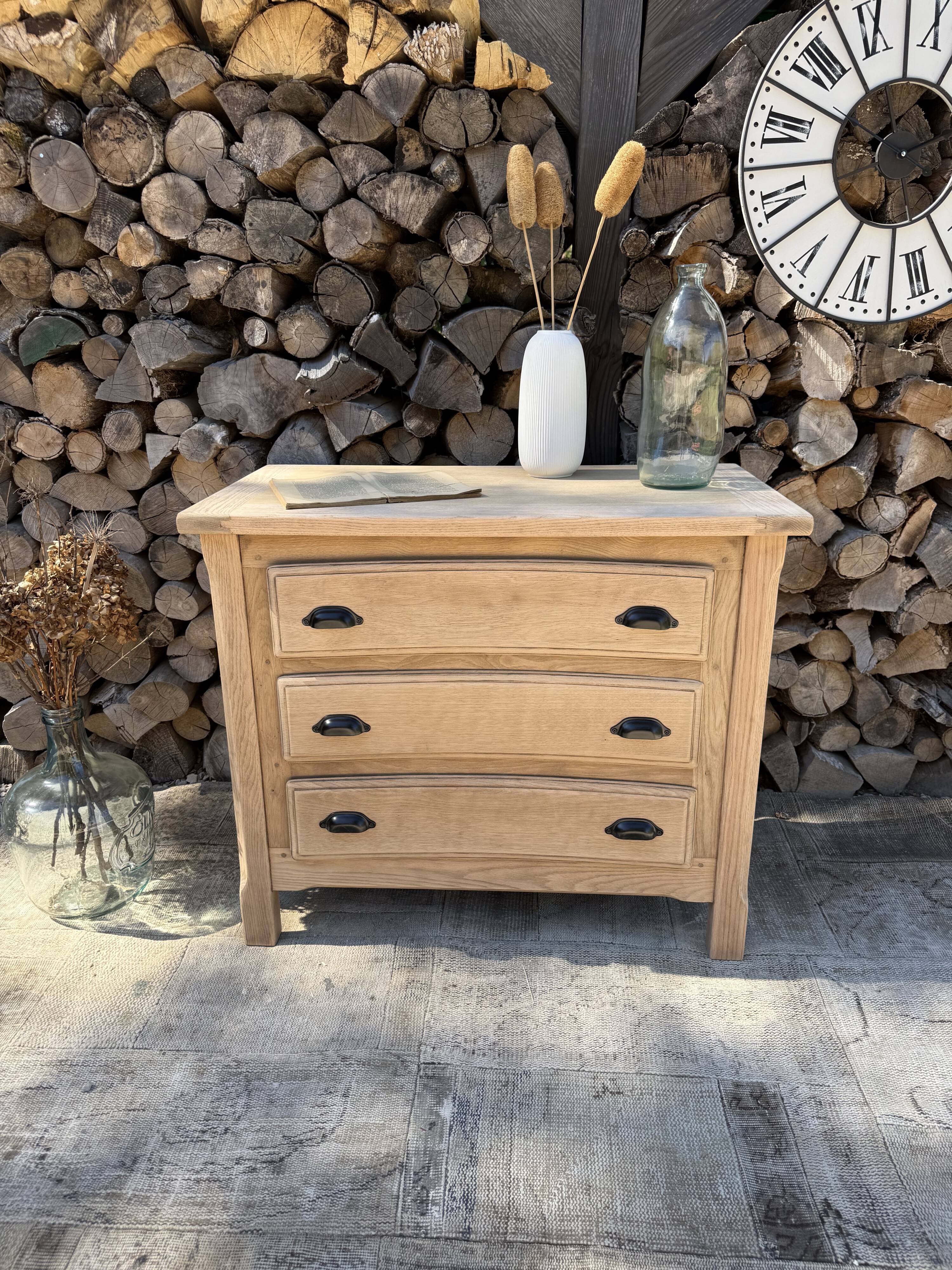 Commode chêne massif