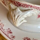 Saucière Saint Amandinoise décor Les Oeuillets