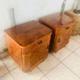 Pair of Art Deco bedside tables