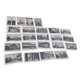 Lot de 24 cartes postales exposition coloniale  universelle Paris 1931