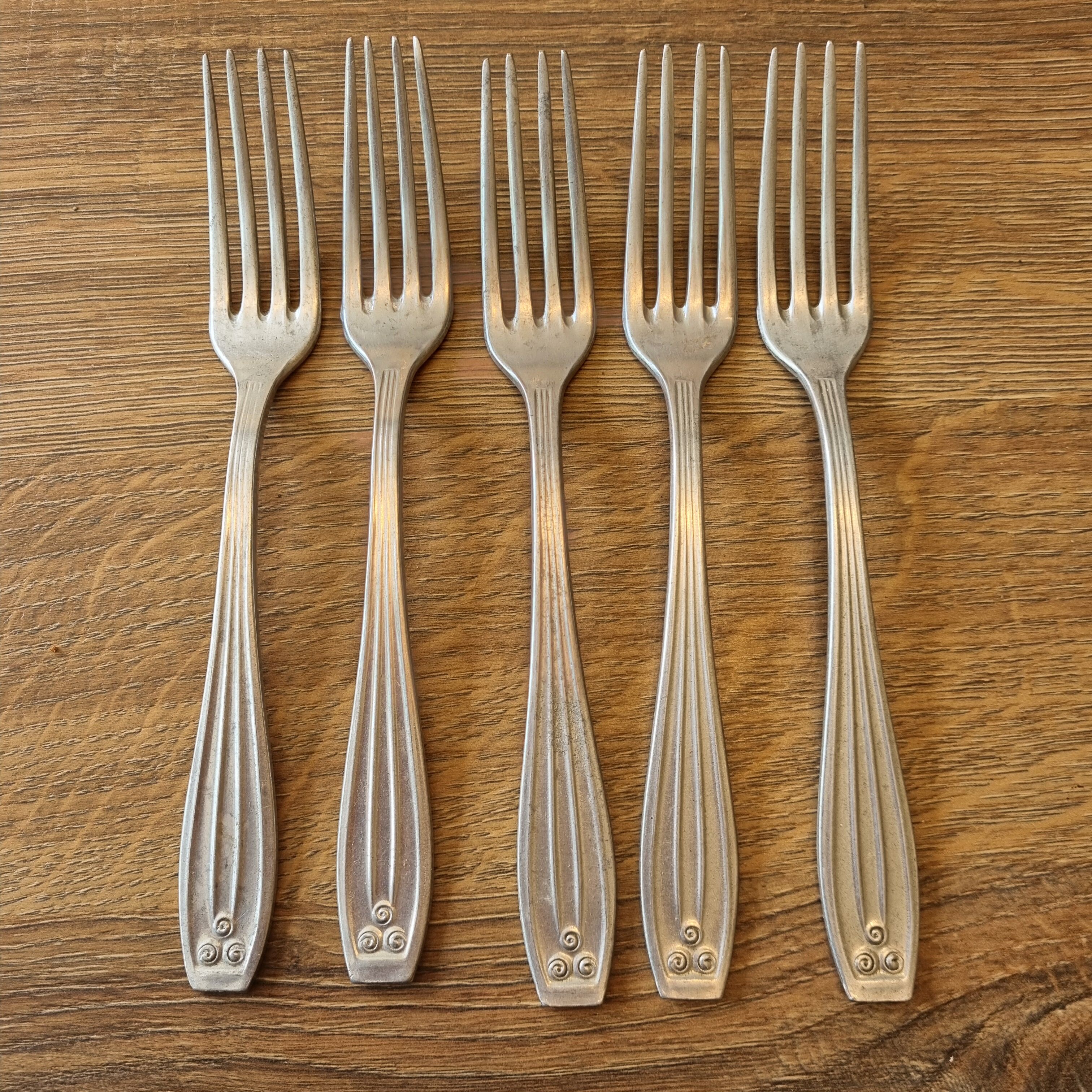 Couverts en aluminium milieu XIXEME