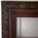 Antique mirror in carved wood