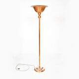 Art deco copper floor lamp