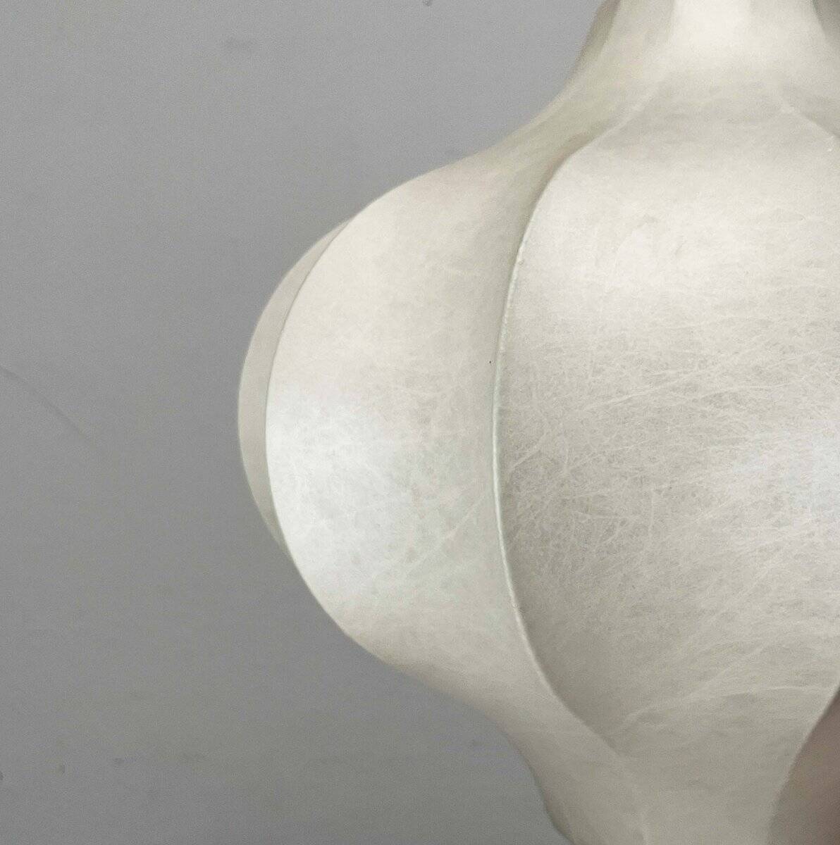 Modern mid-century Cocoon pendant lamp by Friedel Wauer for Goldkant Leuchten, 1960s.