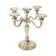 Vintage Candlestick Silver-Plated Metal Adjustable 20cm