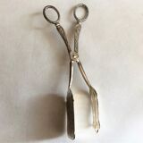 Wrought silver plated cake clips